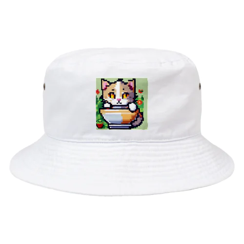 マグカップかくれんぼ猫 Bucket Hat