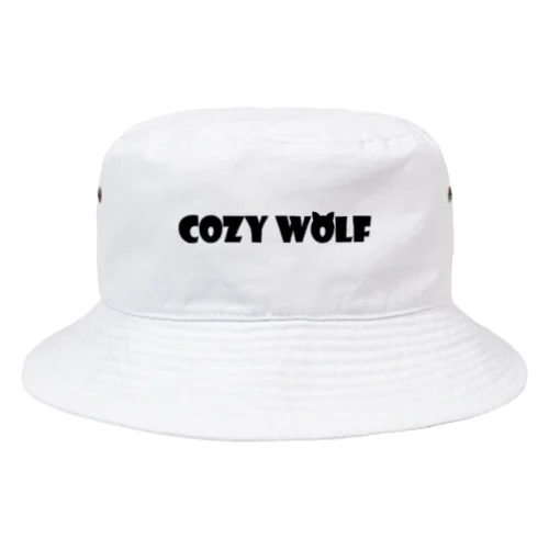 【COZY WOLF】ホワイト/アッシュ Bucket Hat