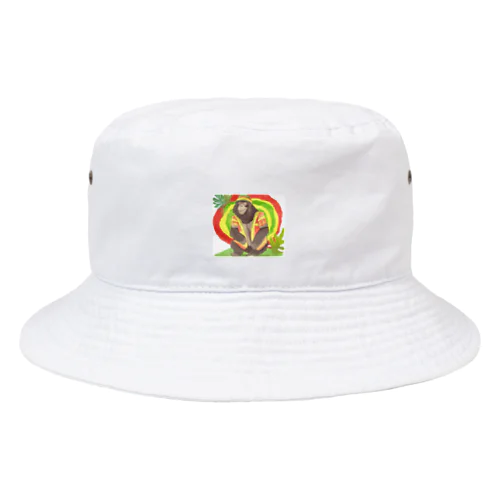 レゲエっぽゴリラ Bucket Hat