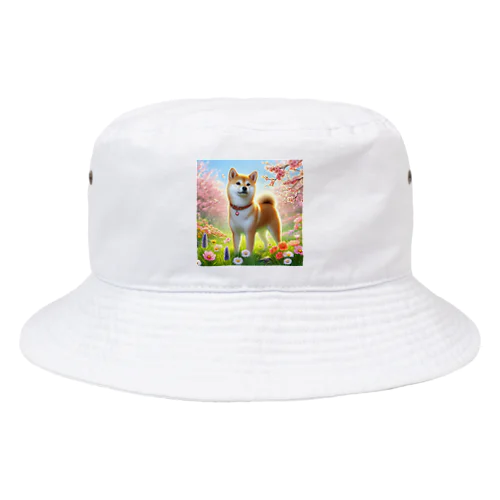 春の柴犬の冒険 Bucket Hat