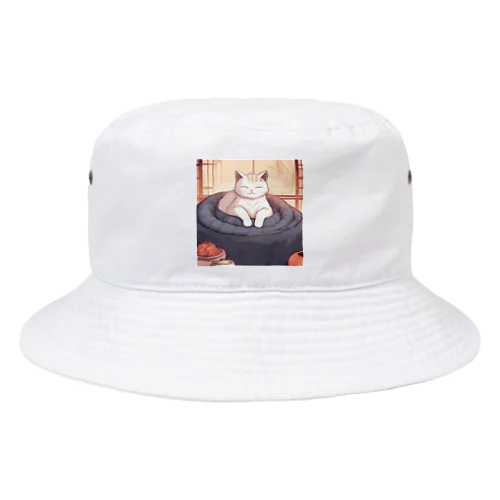 こたつ猫 Bucket Hat