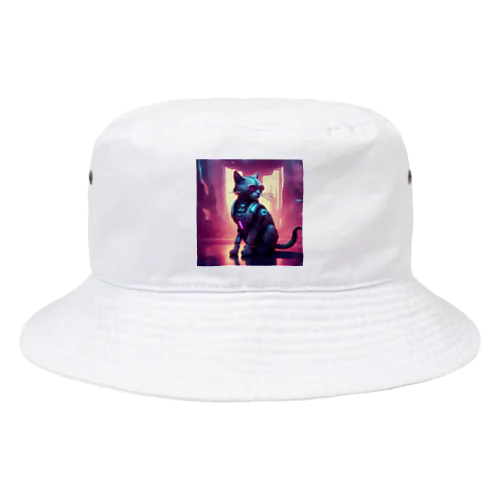 サイボーグキャット Bucket Hat