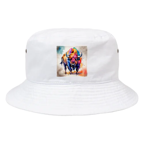 カラフルバッファロー Bucket Hat