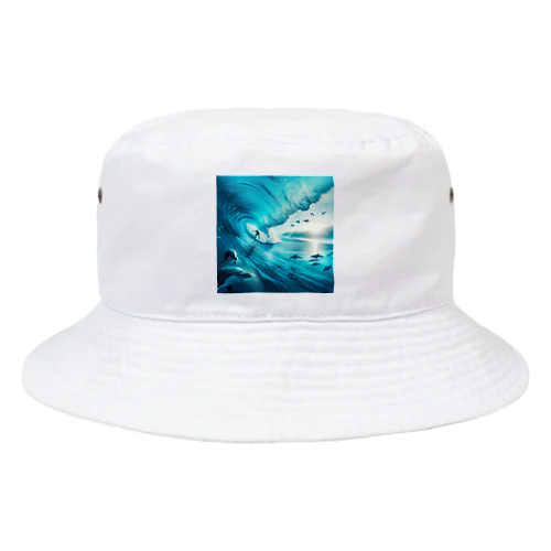 サーファーと海 Bucket Hat