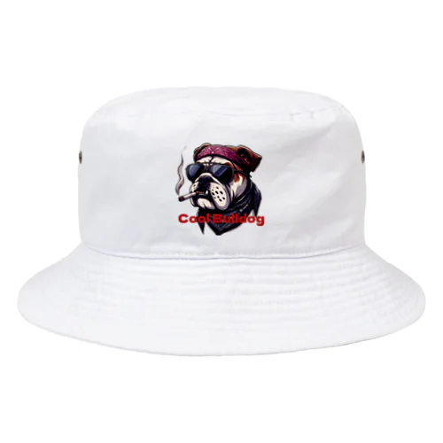 クールなブルドッグ Bucket Hat