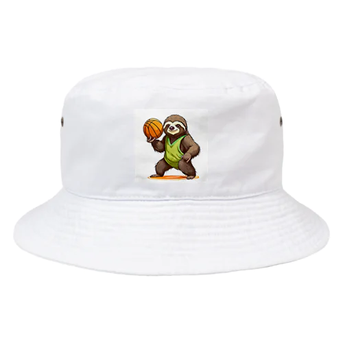 バスケをするナマケロくん Bucket Hat