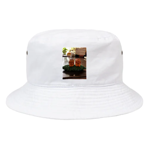 ゴーヤに乗ったシーサー Bucket Hat