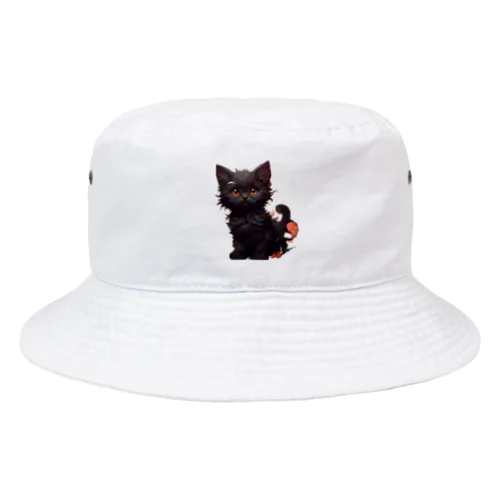 黒猫イラスト Bucket Hat