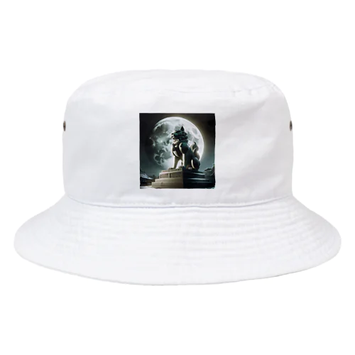 月夜の狛犬 Bucket Hat