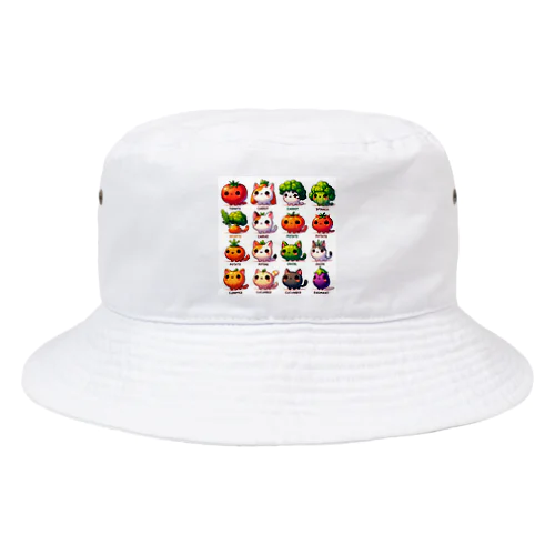 野菜猫 Bucket Hat