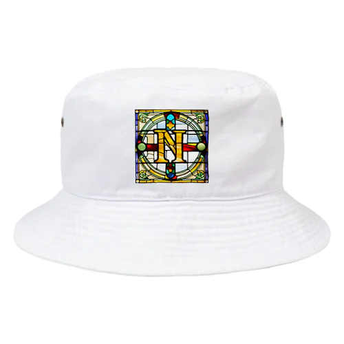 stained glass N Bucket Hat