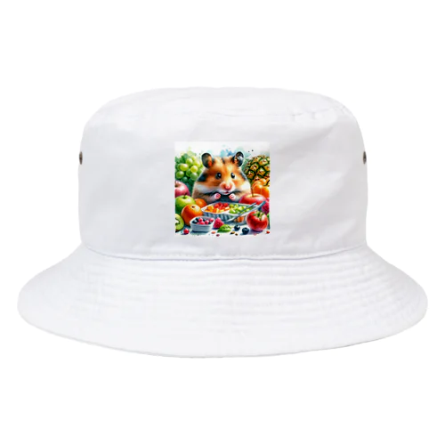 ピースケのおいしい発見 Bucket Hat