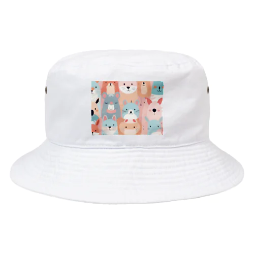 動物ファッションショー Bucket Hat