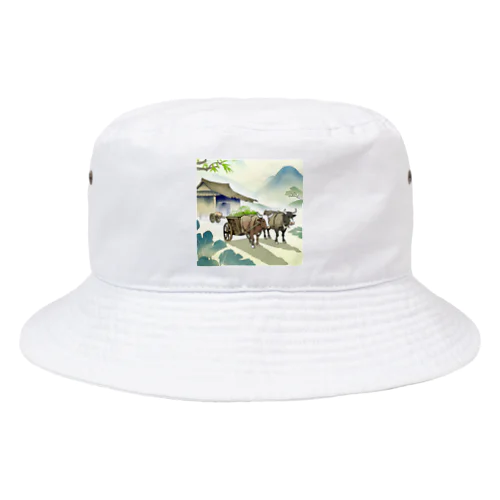 牛車　その一 Bucket Hat