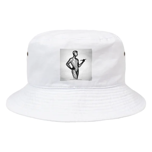 線画の人 Bucket Hat