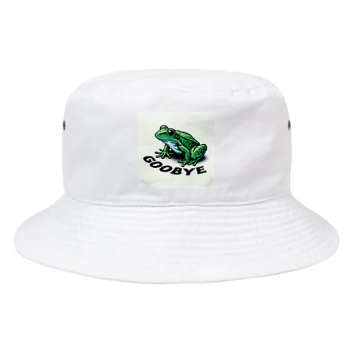 GOOD BYEカエル Bucket Hat