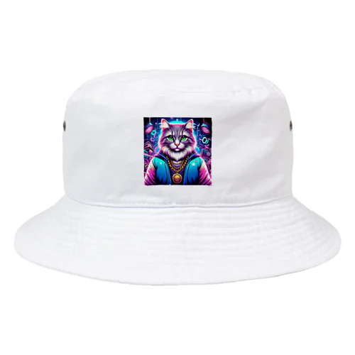 イケ猫DJ Bucket Hat