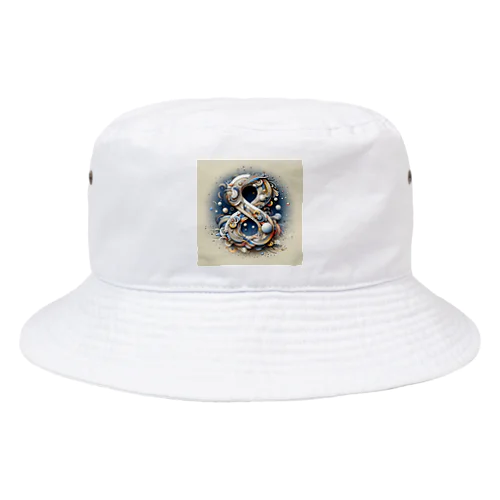 「８」のロゴ2 Bucket Hat