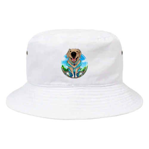 ゴールデンレトリバー　ジャスミンchannelの公式グッズ Bucket Hat