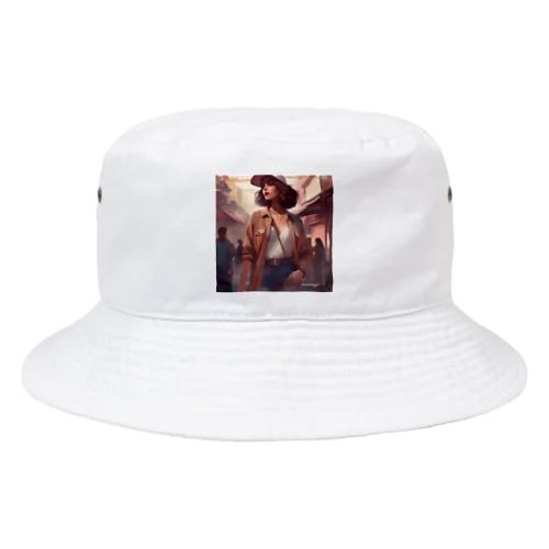 グランジスタイルのファッションアイコン Bucket Hat