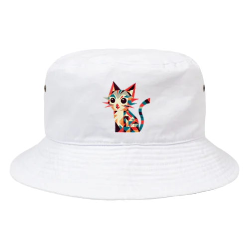 幾何学模様の猫(10) Bucket Hat