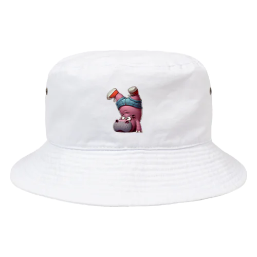 逆さまのカバ Bucket Hat