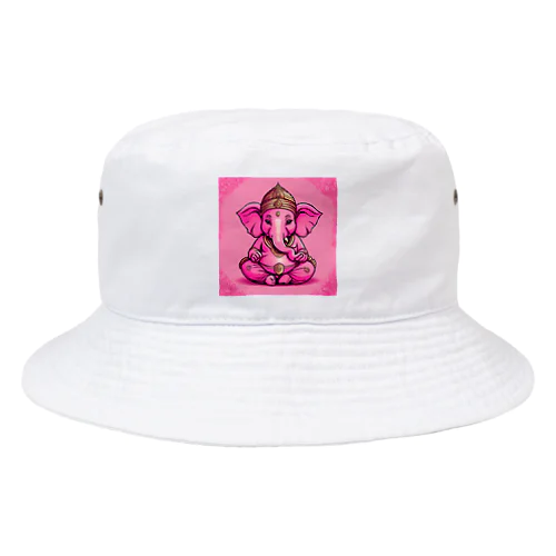 ピンクガネーシャ　がねちゃん Bucket Hat