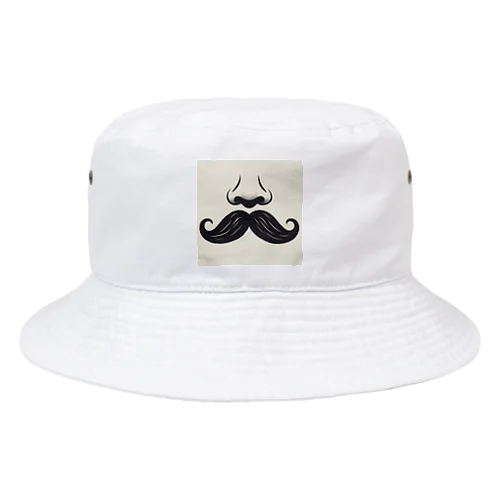 鼻ヒゲ maiken Bucket Hat