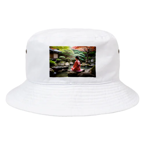 JapaneseHealingSpaces Bucket Hat