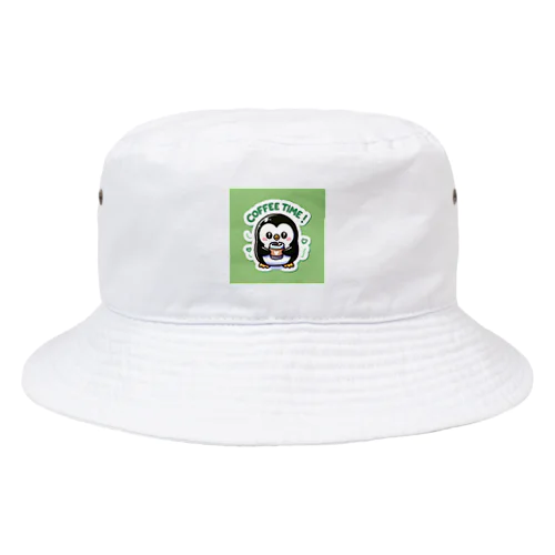 コーヒータイムペンギン Bucket Hat