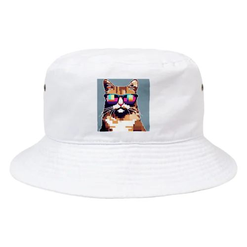 サングラスをかけた猫 Bucket Hat