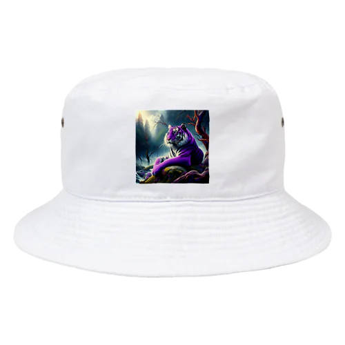  紫色なトラ Bucket Hat