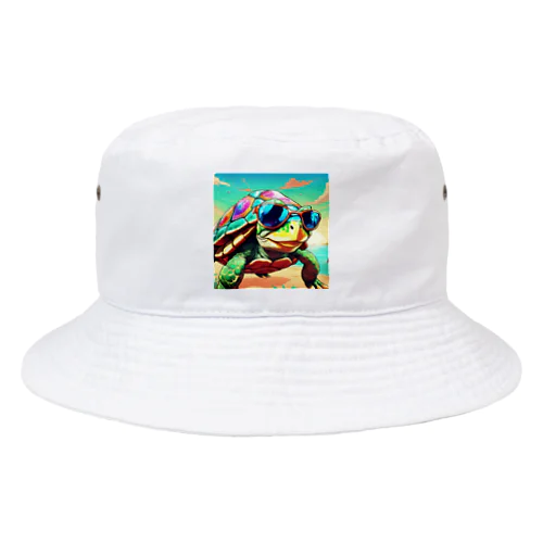 サングラスをかけたイケメンカメ太郎 Bucket Hat