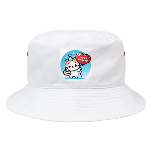 ハピバ　にゃんだふるきゃっつ Bucket Hat