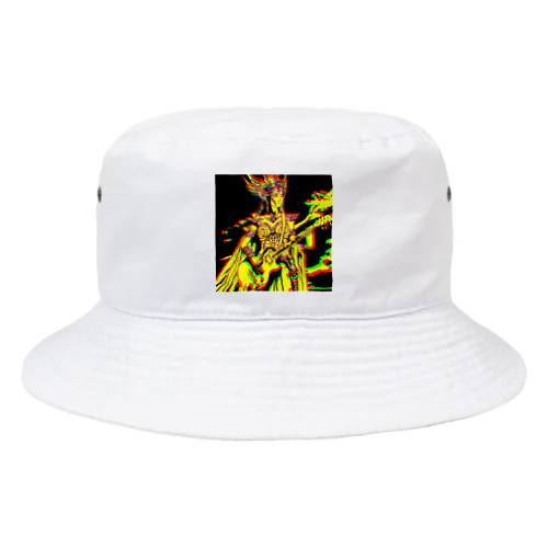 神功皇后とロック「Empress Jingu and Rock」 Bucket Hat