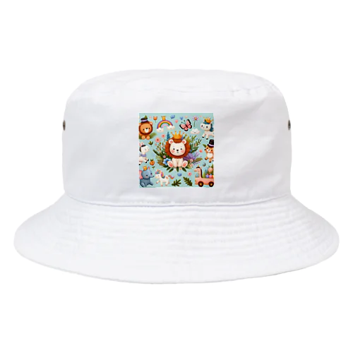 ゆかいなZOO Bucket Hat