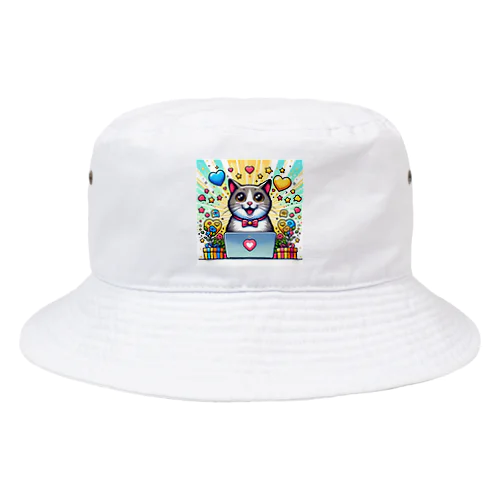 Create_an_illustration_of_a_cat_that_looks_incredi_new Bucket Hat