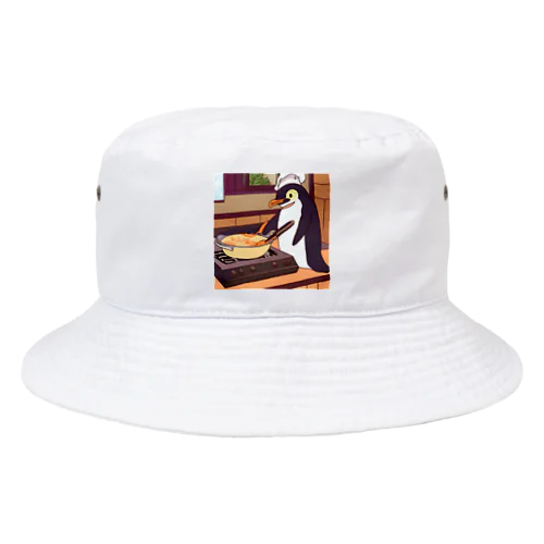 クッキングペンギン Bucket Hat