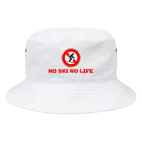 NO SKI NO LIFE バケットハット