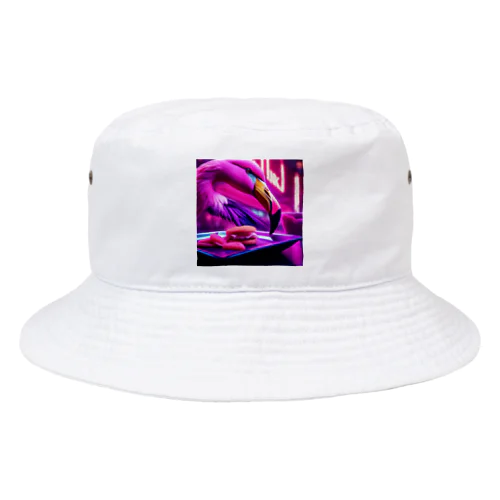 フラミンゴ18 Bucket Hat