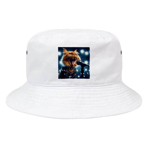 ヘビメタシャウト猫 Bucket Hat