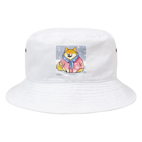 厚着しばいぬ Bucket Hat