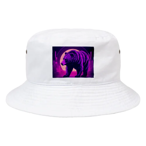 パープルベア Bucket Hat