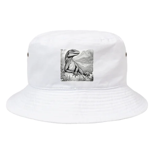 くつろぐトカゲ Bucket Hat