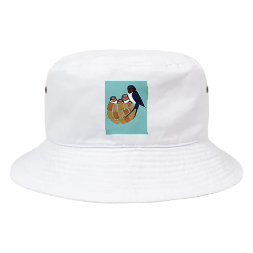 福井県産つばめの巣調査プロジェクト公式グッズ Bucket Hat