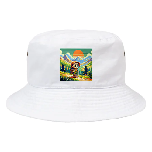 こども登山家 Bucket Hat