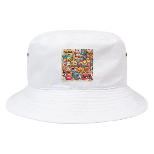 ハッピー Bucket Hat