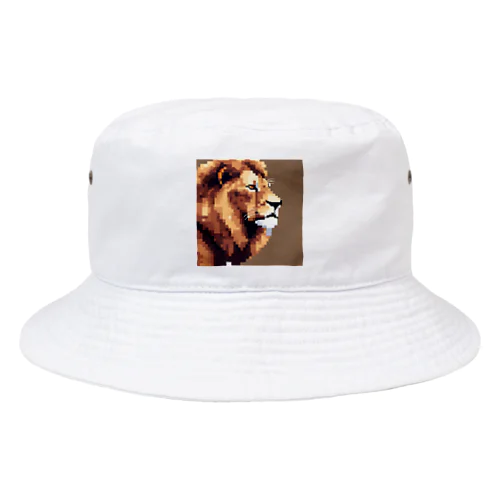 毛づくろいをしているライオンの腹部 Bucket Hat