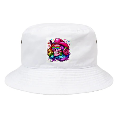カラフルスカル Bucket Hat