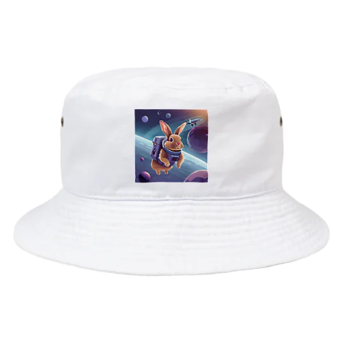 宇宙を旅するうさぎ4 Bucket Hat